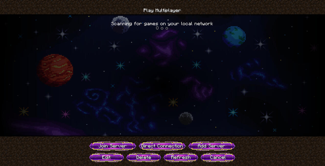 Multiplayer screen